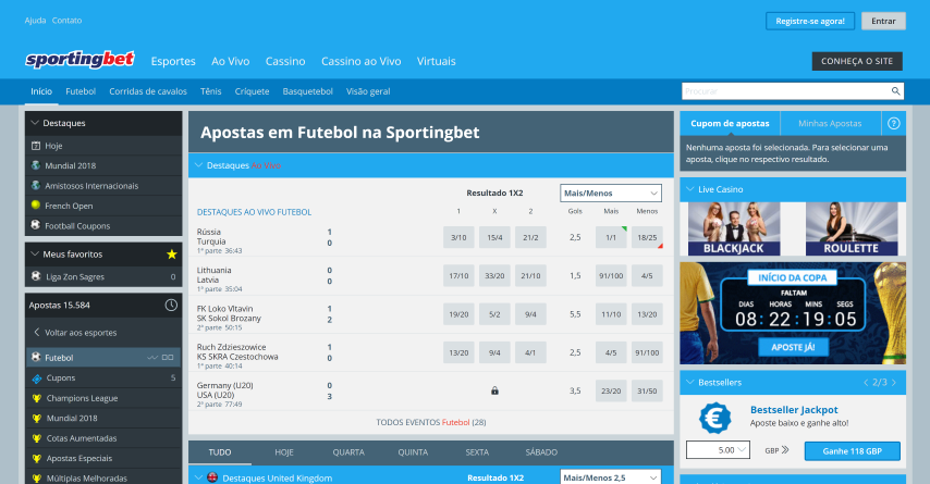 como criar aposta na sportingbet